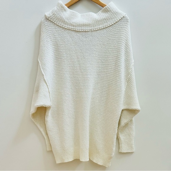 NWT Free People Ivory Turtleneck Sweater Small - Picture 5 of 8